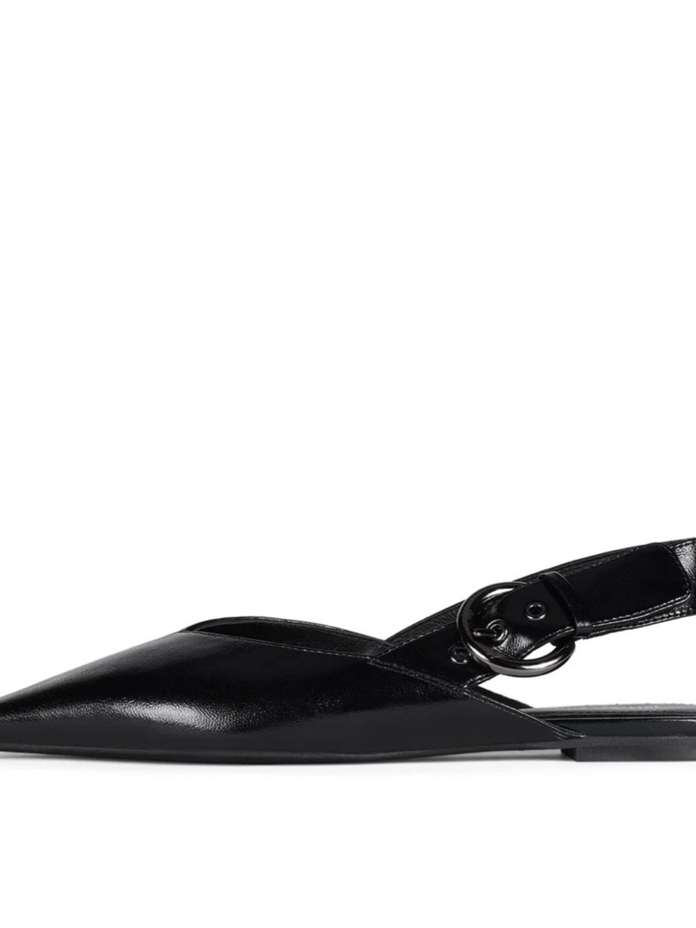 Jeffrey Campbell Black Slingback SCONE Flats
